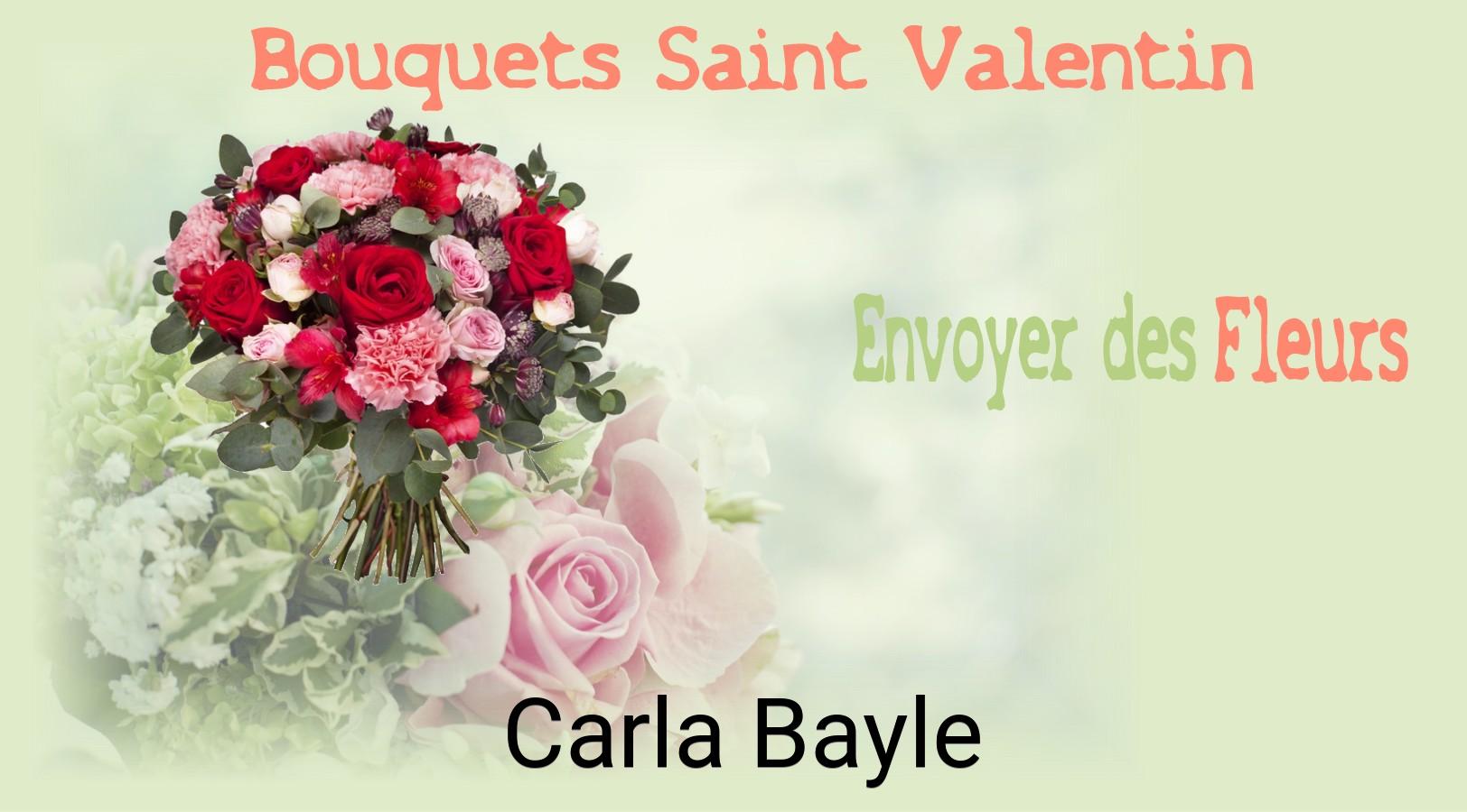 Roses de Saint-Valentin livrées à Carla-Bayle